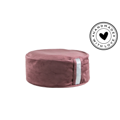 Puf do medytacji - brudny róż